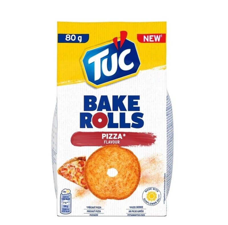 Tuc Bake Rolls Pizza 80 g 